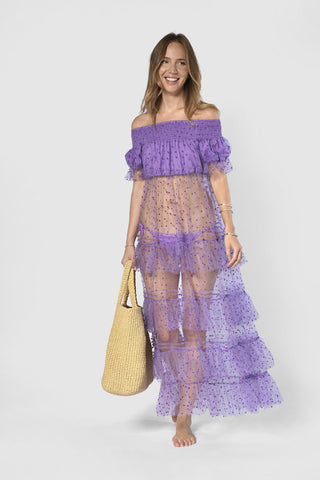 Caroline Tulle Maxi Dress