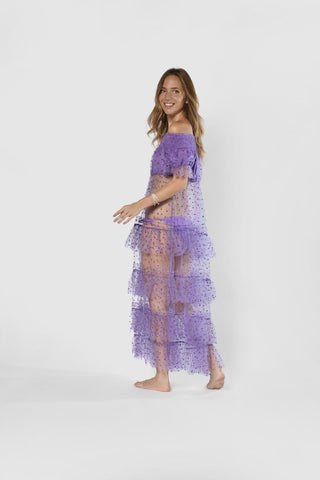 Caroline Tulle Maxi Dress