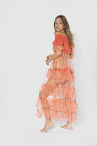 zoe lace maxi dress Zoe Lace Detail Maxi Dress-Black S